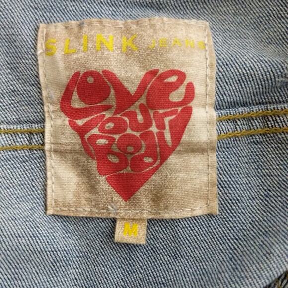Slink Jeans Front Button Jean Jacket - Sz M - NWT - Picture 11 of 16